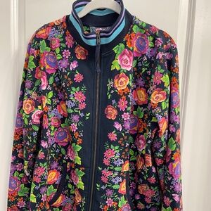 JOHNNY WAS FLORAL JACKET
